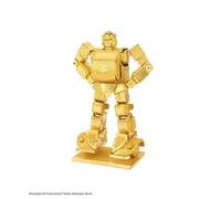 Modelo Metálico 3D Bumblebee Edición Oro Transformers + Pinzas 15034
