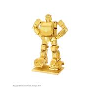 Modelo Metálico 3D Bumblebee Edición Oro Transformers + Pinzas 15034