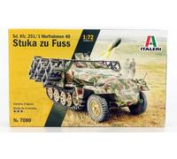 MODELO MILITAR ESTÁTICO ITALERI SD.KFZ 251/1 TANQUE STUKA ZU FUSS 1944