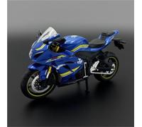 Modelo Miniatura De Metal Fundido A Presión para Motocicleta Juguete, Escala 1/12, Regalo Colección para Suzuki GSX(BLU)