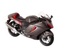 Modelo Modelo De Motocicleta Carreras Aleación para Suzuki para Hayabusa 2024 Escala 1:9 Metal Fundido A Presión para Deportes Calle con Sonido Y Luz Juguete Regalo(Nero)