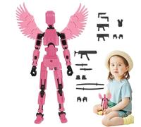 Modelo móvil multiarticulaciones,robot móvil multiarticulaciones,Figuras de acción multiarticulares impresas en 3D - Juguete multi-articulado, figuras de acción multiarticulares para y ad