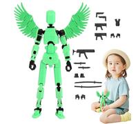 Modelo móvil multiarticulado, robot móvil multiarticulado, figuras de acción multiarticulares impresas en 3D, robot de actividad corporal, juguete robot de escritorio, juguete móvil con más
