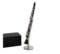 Modelo Musical 8 Cm/13,5 Cm/16 Cm/19 Cm Clarinete De Aleación En Miniatura Modelo Mini Decoración De Instrumentos Musicales(8cm)