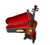 Modelo Musical Adornos Modelo Mini Violín Hechos A Mano De 8-20 Cm Accesorios Para El Hogar Nombre Del Producto: Adornos Modelo Mini Violín(12cm)