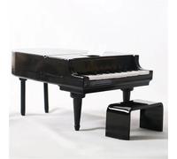 Modelo Musical Colección De Instrumentos Musicales De Madera Hechos A Mano Adornos Decorativos Mini Piano Modelo En Miniatura Decoración(Black,B)