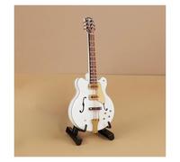 Modelo Musical Guitarra/ukelele/bajo En Miniatura De Madera De 8/10/12cm Mini Instrumento Musical Varios Modelos Disponibles(10cm V)