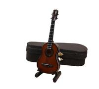 Modelo Musical Ukelele En Miniatura De 10/14cm Mini Ukelele Mini Instrumentos Musicales Modelo Decorativo Pantalla De Madera(D,14cm)