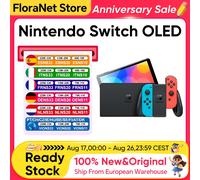 Modelo Nintendo Switch OLED, pantalla de 7 pulgadas, consola Joy-Con, modo TV estable, mando para videojuegos, audio mejorado, ajustable White