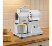Modelo Novedad: Rallador Eléctrico de Queso de 900W para Queso en Bloque; Ralladora Comercial de Frutos Secos con Protector de Seguridad y Cubeta; Ralladora de Pan Rallado de Acero Inoxidable 60 kg/h