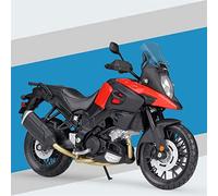 Modelo para Suzuki V-Storm Aleación De Motocicleta Carreras Modelo Regalo Cumpleaños Niños Juguetes Colección 1:12(Red with Foam Box)