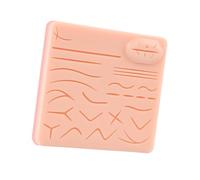 Modelo práctico de sutura de piel de silicona de tres capas con 26 simulaciones de heridas para almohadilla práctica sutura para el desarrollo de habilidades