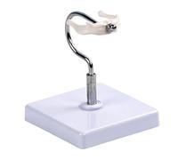 Modelo profesional avanzado de anatomía ósea hioides de PVC fuerte para estudio en profundidad de estructuras de garganta en educación médica, modelo anatómico de hueso hioides