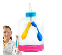 Modelo pulmonar - ABS - 7,2 x 5,2 x 13,5 cm | Conjunto pulmonar Modelo de respiración para niños, experimento científico - Diafragma - simulador de movimiento | Sistema respiratorio educativo