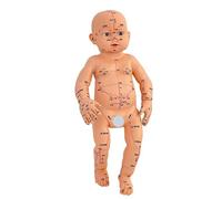 Modelo realista de anatomía del bebé, modelo de entrenamiento de masaje infantil para acupuntos pediátricos, práctica de masaje y herramienta de enseñanza, modelo de anatomía del bebé
