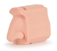 Modelo realista de anatomía nasal, silicona suave, material escolar, herramienta de enseñanza para uso en el aula o laboratorio, modelo de nariz de silicona