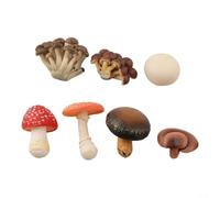Modelo realista de hongos para fines decorativos para el diseño de interiores con temática de naturaleza