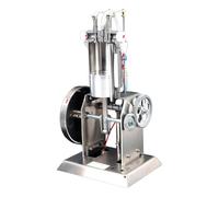Modelo realista de motor mecánico de metal para entrenamiento técnico, equipo de laboratorio de física educativa para profesores, instrumento experimental