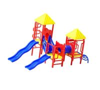 Modelo Realista de tobogán Tiny Park, Juguete de ABS, A | Juguete modelo de diapositiva de ABS en miniatura, realista, para niños y coleccionistas, regalo de