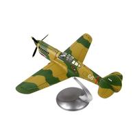 Modelo Resina Caza P40 Metal Fundido Presión Flying TigersLaSegunda Guerra Mundial A Escala 1:32 Accesorios Fotografía En Miniatura Militar (con Soporte) Colección Recuerdos(Beige)