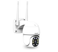 Modelo SP028 Cámara motorizada WiFi Ap Hotspot inalámbrica Infrarrojos 2.0 MP HD IR Cut ONVIF P2P SD Audio 4 LED Luminosos *Humanoid Detection *Audio *Visión Nocturna a Color *IP66*Pan Tilt