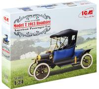 Modelo T 1913 Roadster American Passenger Coche 1:24 Plástico Modelo Kit Icm