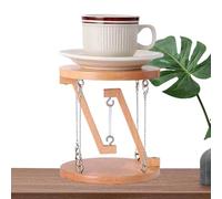 Modelo Tensegridad - Haya, Exhibición De Mesa De Silla Estilo Flotante, Estructural De Madera | Juguete De Construcción De Física Antigravedad Con Diseño Equilibrado, Regalo Educativo Para Escr