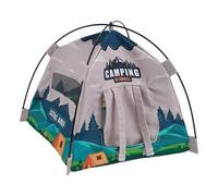 Modelo Tent - Modelo de Tent en miniatura a escala 1:12 con accesorios de luz, accesorios de escena decorativos, para niños, niñas, Pretend Play Home Outdoor Garden Display | 6,69 x 6,69 x 6,3