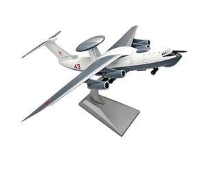 Modelo Terminado de avión, Modelo de avión Terminado de Metal Fundido a presión, Escala 1:200 para Beriev soviético A-50 Mainstay Awa, Modelo de avión estático, réplica de Modelo de avión Bueno