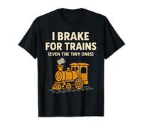 Modelo Tren Abuelo Ferrocarril Pasatiempo Máquina de Vapor Diseño Construir Camiseta