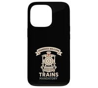 Modelo Tren Abuelo Ferrocarril Pasatiempo Máquina de Vapor Diseño Construir Carcasa para iPhone 13 Pro