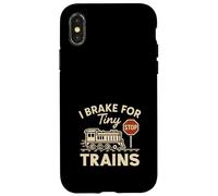 Modelo Tren Abuelo Ferrocarril Pasatiempo Máquina de Vapor Diseño Construir Carcasa para iPhone X/XS