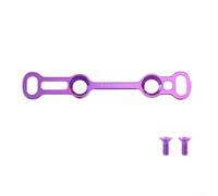 Modelo ultraligero de freno de disco de bicicleta de carretera ligero compatible con tamaños 140160, diseñado para pinzas y adaptador para proporcionar un control de frenado fiable (morado)