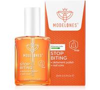 Modelones Esmalte Amargo Transparente 15ML, Stop Nail Biting, Ayuda a Dejar de Morderse las Uñas, Mejora Apariencia de Uñas y Cutículas, Invisible, apto para Adultos y Niños Mayores de 3 Años