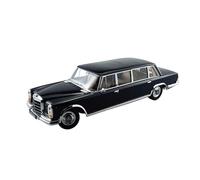 Modelos A Escala 1/18 para Mercedes-Benz 600 Pullman W100 Modelo De Coche De Aleación Decoraciones De Vehículos Coleccionables Negros Modelo De Metal Fundidos A Presión