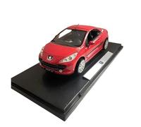 Modelos A Escala 1:18 para Peugeot 207 CC Simulación Aleación Modelo Coche para Hombres Colección Vacaciones Juguete Raro Decoración Decoración del Hogar