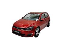 Modelos A Escala 1 18 para Volkswagen Golf MK7 2014 Simulación De Colección De Coches Fundidos A Presión Mini Colección De Coches Decoración del Hogar(A)