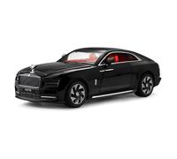 Modelos A Escala 1 24 Modelo Coche Juguete Rolls-Royce Ghost Aleación Fundida A Presión con Sonido Y Luz Modelo Coche Juguete Extraíble Decoración del Hogar(Negro)