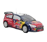 Modelos A Escala 1:24 para Citroen C4 WRC 2008 Rally Car Model Alloy Toy Car Decoración Estática para Exhibición O Colección Decoración del Hogar