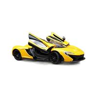Modelos A Escala 1 24 para McLaren P1 Supercar Modelo Aleación Pull Back Kid Car Toy 2 Puerta Abierta Decoración del Hogar(B)