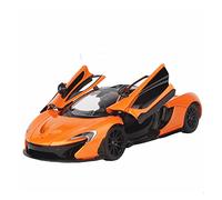 Modelos A Escala 1 24 para McLaren P1 Supercar Modelo Aleación Pull Back Kid Car Toy 2 Puerta Abierta Decoración del Hogar(A)