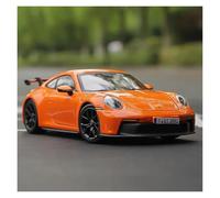 Modelos A Escala 1 24 Porsche 911 GT3 RS Modelo De Coche De Aleación Simulación Adornos De Coche Colección Juguetes para Niños Decoración del Hogar(Bburago Orange)