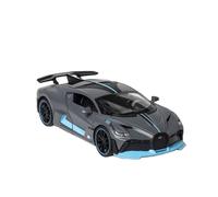 Modelos A Escala 1 32 para El Modelo Coche Deportivo Bugatti DIVO Juguete De Fundición A Presión Sonido Retroceso Y Vehículo De Luz Regalo Decoración del Hogar(Gray)