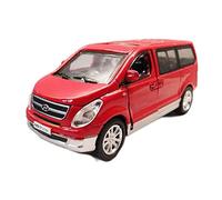 Modelos A Escala 1 32 para Hyundai STAREX Aleación Die Cast Van Bread Business Car MPV Sound Light Pull Back Decoración del Hogar(C)
