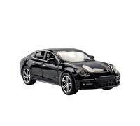 Modelos A Escala 1 32 para Porsche Panamera Modelo Coche Metal Fundido A Presión Aleación Inc Modelo Juguete Extraíble con Luz Y Música Decoración del Hogar(Negro)