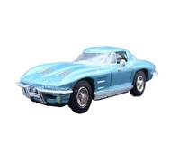 Modelos A Escala 1/43 para Chevrolet Corvette Stingray Coche Deportivo De Aleación Modelos Coches Carreras Clásicos Recuerdo para Adultos Decoración del Hogar