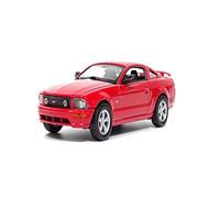 Modelos A Escala 1 43 para Ford Mustang GT2005 Modelo Aleación De Zinc Acabado Escala Coche Aleación Coche Modelo Coche Decoración del Hogar(A)