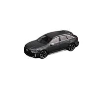 Modelos A Escala 1/64 para El Coche De Juguete RS6 Avant Travel, Modelo De Aleación De Simulación Exhibición Vehículo Fundición A Presión Decoración del Hogar(Black)