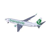 Modelos A Escala Aviones Avión De Juguete A Escala 1:400 para Transavia Boeing 737-800 PH-HXA NG58128 Modelo Avión De Metal Fundido A Presión Avión En Miniatura