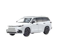 Modelos A Escala Decoración Escritorio para Lexus TX 500h F Sport Modelo Coche De Aleación Color Blanco Escala 1/43 Vitrina Exhibición Decoración del Hogar(White)